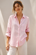 Blush Linen Essential Shirt
