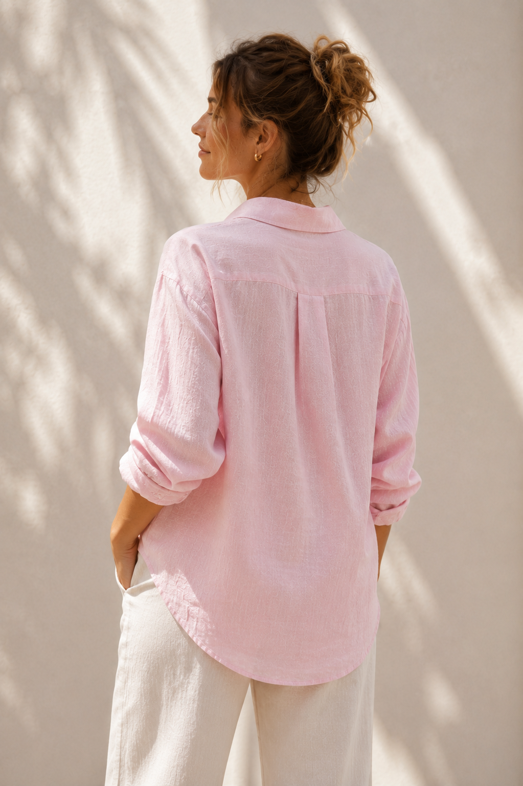 Blush Linen Essential Shirt